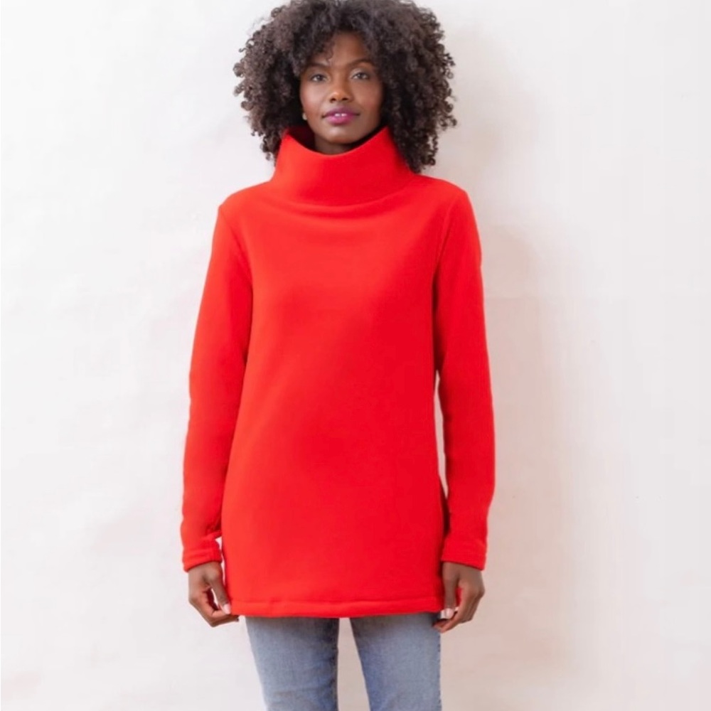 Dudley Stephens Cobble Hill Fleece Red size medium